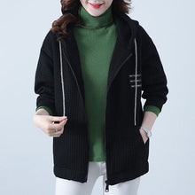 Load image into Gallery viewer, 2021 Spring Autumn Outerwear New Women Rose Red Jackets Loose Large Size Hooded Baseball Uniform Sports Jacket Female Coat