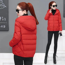 Load image into Gallery viewer, 2021 New Black Fashion Puffer Coats Winter Hooded Cotton Coat Loose Jackets Women Short Down Cotton Jacket Casual Female Outwear