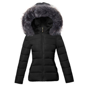 Big Fur 2021 New European Fashion White Women's Jacket Plus size 6XL Woman Parkas Female Warm Winter Coat Hooded Women Outerwear