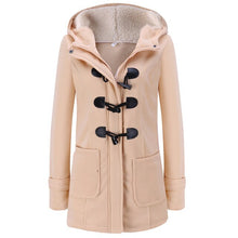 Load image into Gallery viewer, winter coat women long fleece hooded long coat jacket cotton 2020 warm casual clothes vestidos dropshipping WSP8090