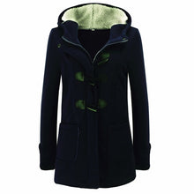 Load image into Gallery viewer, winter coat women long fleece hooded long coat jacket cotton 2020 warm casual clothes vestidos dropshipping WSP8090