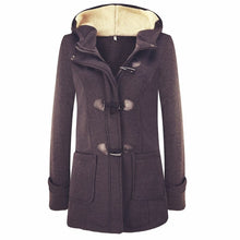 Load image into Gallery viewer, winter coat women long fleece hooded long coat jacket cotton 2020 warm casual clothes vestidos dropshipping WSP8090