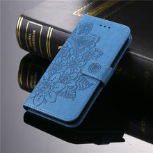 Load image into Gallery viewer, 3D Flower Wallet Phone Case For Samsung Galaxy A12 A22 4G A32 A42 A52 A72 A82 5G Leather Holder Card Slots Flip Satnd Full Cover