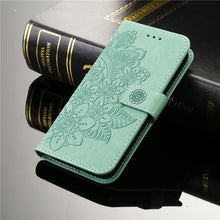 Load image into Gallery viewer, 3D Flower Wallet Phone Case For Samsung Galaxy A12 A22 4G A32 A42 A52 A72 A82 5G Leather Holder Card Slots Flip Satnd Full Cover