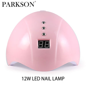 Parkson UV LED Nail Lamp 12W Portable USB Cable Home Use Connector Drying Nails Lamp 30/60/90s Timer Varnish Nail Art Lamp Dryer