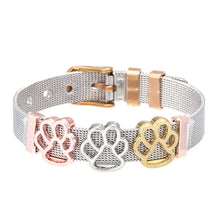 Load image into Gallery viewer, BRACE CODE Fashion Stainless Steel Mesh Bracelet Set Starry Zirconium Oxide Charm Bracelet Women Jewelry Gift Bracelet