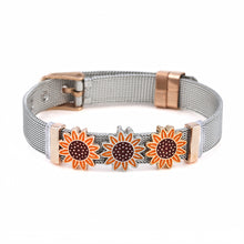 Load image into Gallery viewer, BRACE CODE Fashion Stainless Steel Mesh Bracelet Set Starry Zirconium Oxide Charm Bracelet Women Jewelry Gift Bracelet