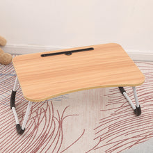 Load image into Gallery viewer, Folding Laptop Desk for Bed &amp; Sofa Laptop Bed Tray Table Desk Portable Lap Desk for Study and Reading Bed Top Tray Table Home