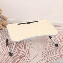 Load image into Gallery viewer, Folding Laptop Desk for Bed &amp; Sofa Laptop Bed Tray Table Desk Portable Lap Desk for Study and Reading Bed Top Tray Table Home