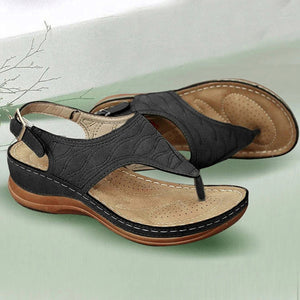 Women Sandals 2022 New Clip Toe Wedges Shoes For Women Summer Sandalias Mujer Beach Casual Heels Sandals Platform Flip Flops