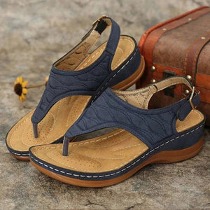 Women Sandals 2022 New Clip Toe Wedges Shoes For Women Summer Sandalias Mujer Beach Casual Heels Sandals Platform Flip Flops