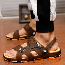 Load image into Gallery viewer, 2020 Summer Casual Shoes New Men Sandals Gladiator Sandals Open Toe Platform Outdoor Beach Sandal Rome Footwear Black NANLX14