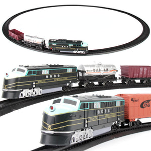 Electric Train Rail Car Track Toy Set Simulation Railway Model Children&#39;s Train High-speed Rail Boy Toy