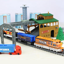 Load image into Gallery viewer, New Electric Train Children&#39;s Railway Set Model Train Toy For Kids Electric Rc Trains Set Railway Trains Toy Rails For Children