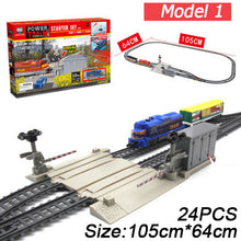 Load image into Gallery viewer, New Electric Train Children&#39;s Railway Set Model Train Toy For Kids Electric Rc Trains Set Railway Trains Toy Rails For Children