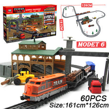 Load image into Gallery viewer, New Electric Train Children&#39;s Railway Set Model Train Toy For Kids Electric Rc Trains Set Railway Trains Toy Rails For Children