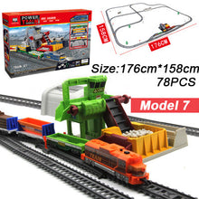 Load image into Gallery viewer, New Electric Train Children&#39;s Railway Set Model Train Toy For Kids Electric Rc Trains Set Railway Trains Toy Rails For Children