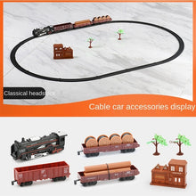 Load image into Gallery viewer, Simulation Electric Train Model with Track Railway Toys Battery Operated Classical High-speed Rail train toys for children