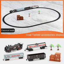 Load image into Gallery viewer, Simulation Electric Train Model with Track Railway Toys Battery Operated Classical High-speed Rail train toys for children