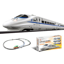 Load image into Gallery viewer, New High-Speed Rail Train Model Three Cars With Emulated Sound Electric Sound Light Train Model Puzzle Children&#39;s Toy Boy Gift